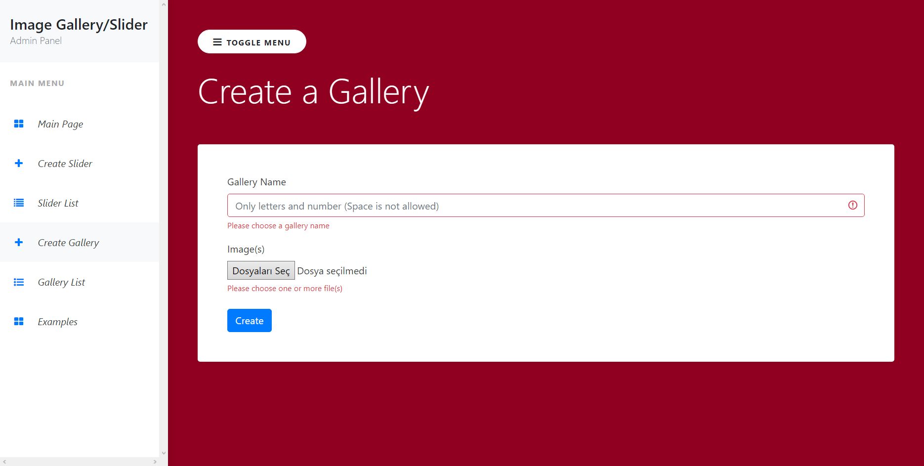 Slider Gallery Manager PHP Script by Matrissoftware Codester