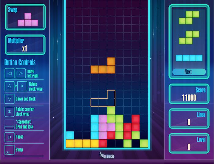 Falling Blocks Construct 3 Tetris Game by Gaetano78 Codester