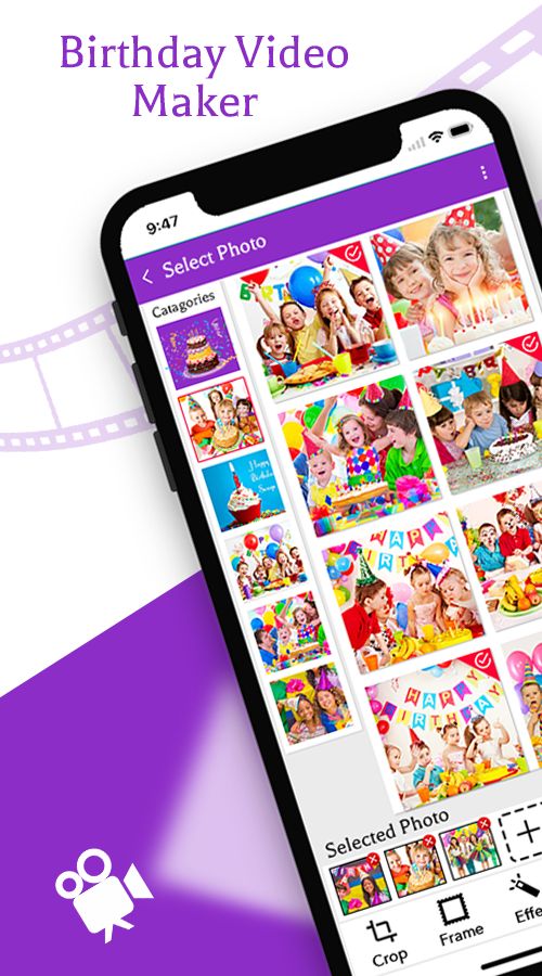 Birthday Video Maker With Music Android App by
