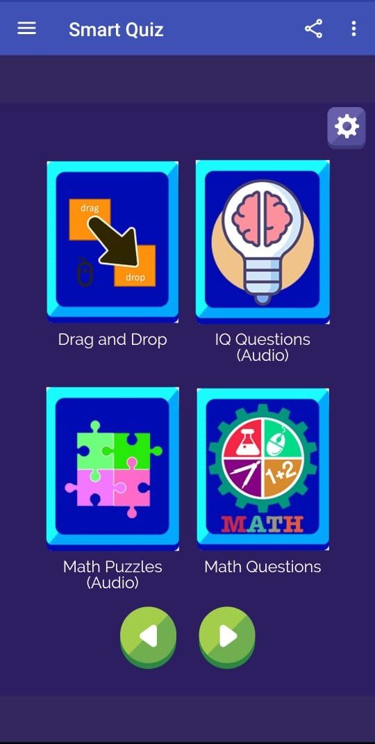 Smart Quiz Game Android Studio by Publisherandroid Codester