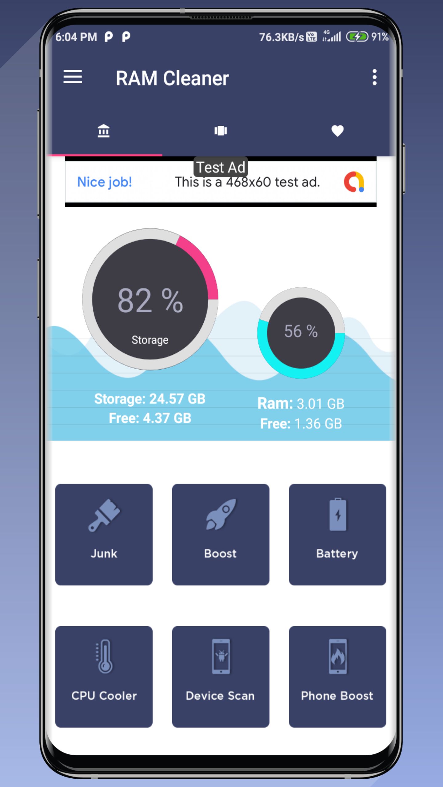 Cleaner Android App Source Code by CodersApps Codester