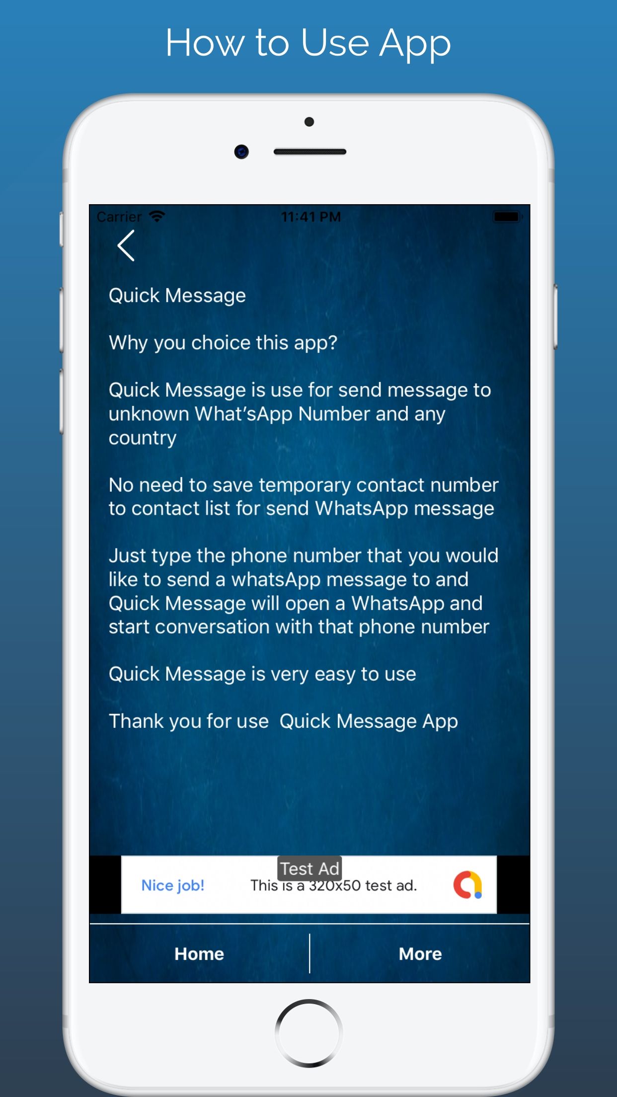 Quick Messenger iOS App SWIFT 5 by AppKing Codester