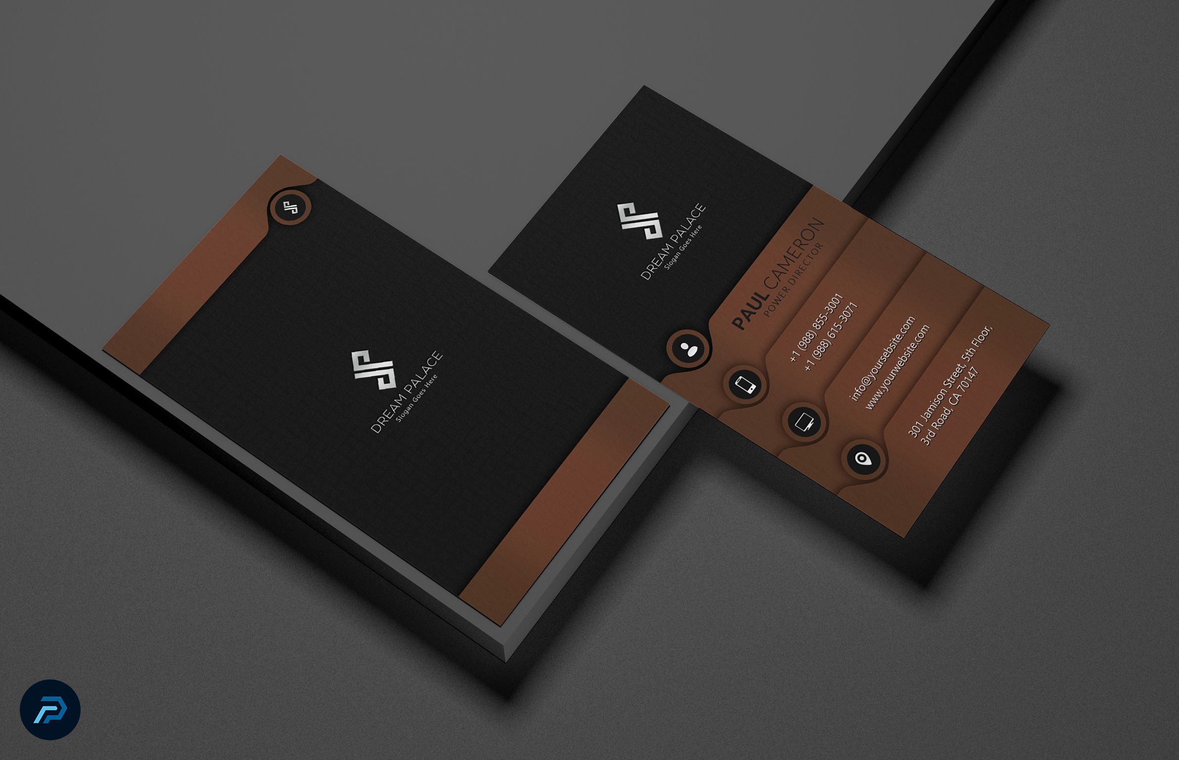 HighEnd Business Card Template by Pixime Codester
