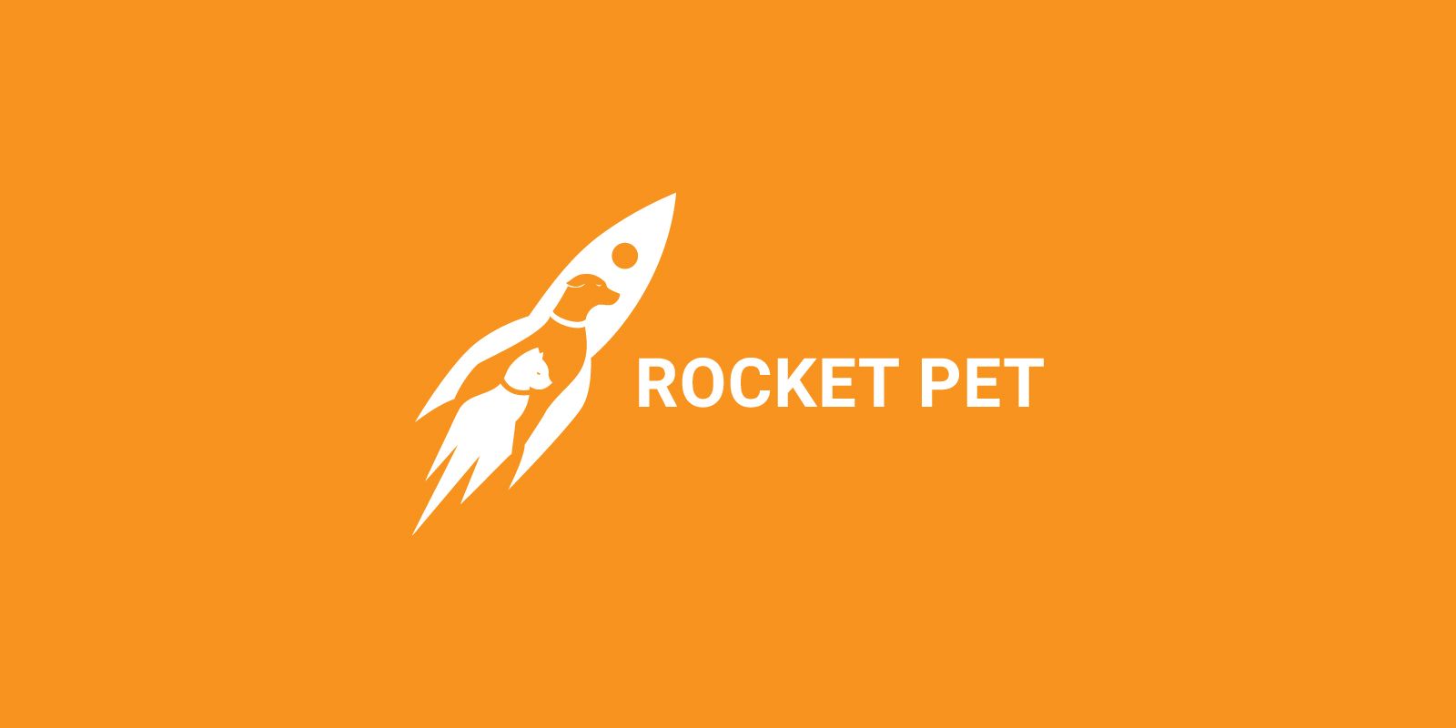 Rocket Pet logo by Farahnaveed Codester