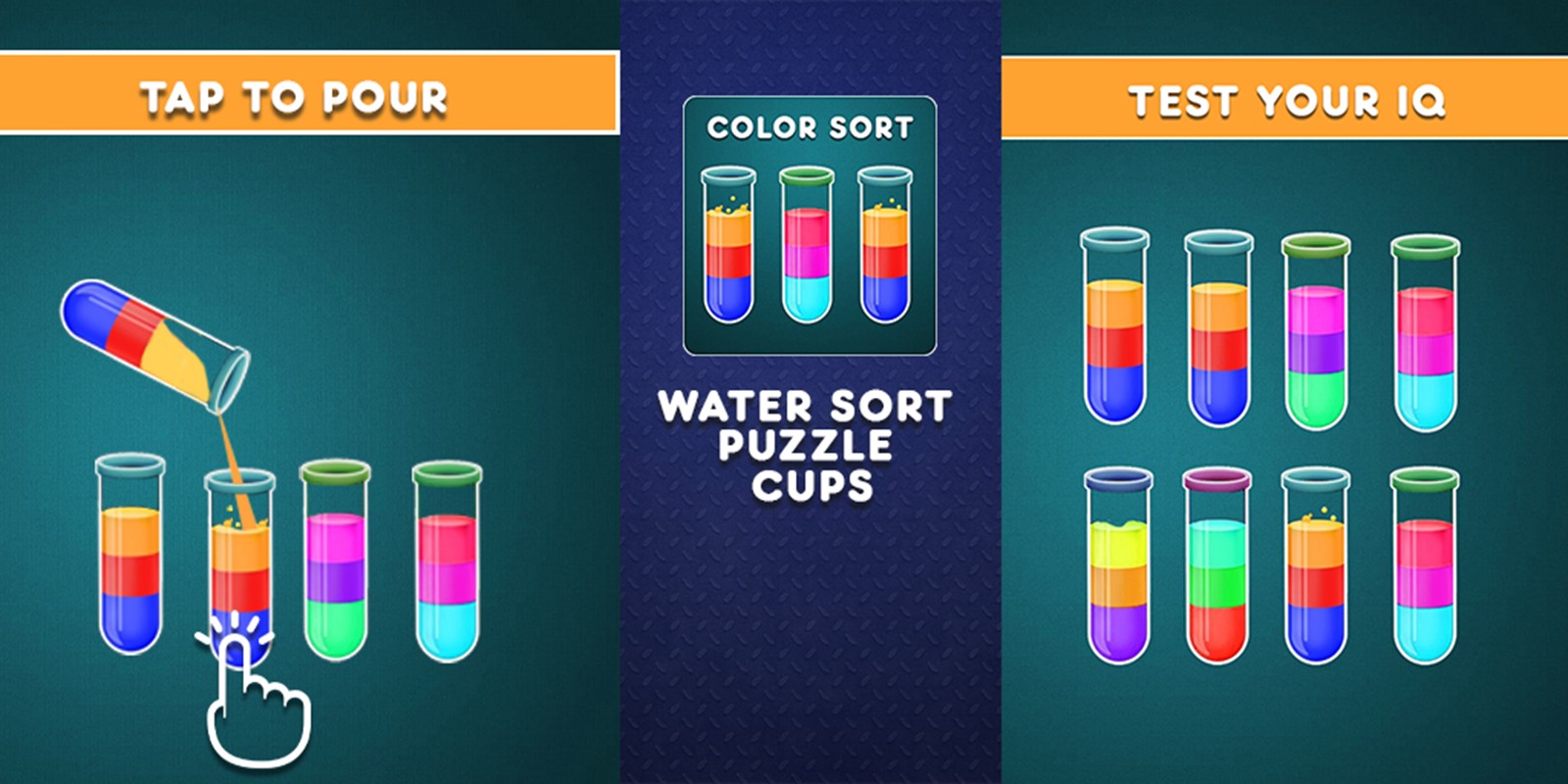 Water Sort Puzzle Cups Unity Project by UmerManzoor Codester