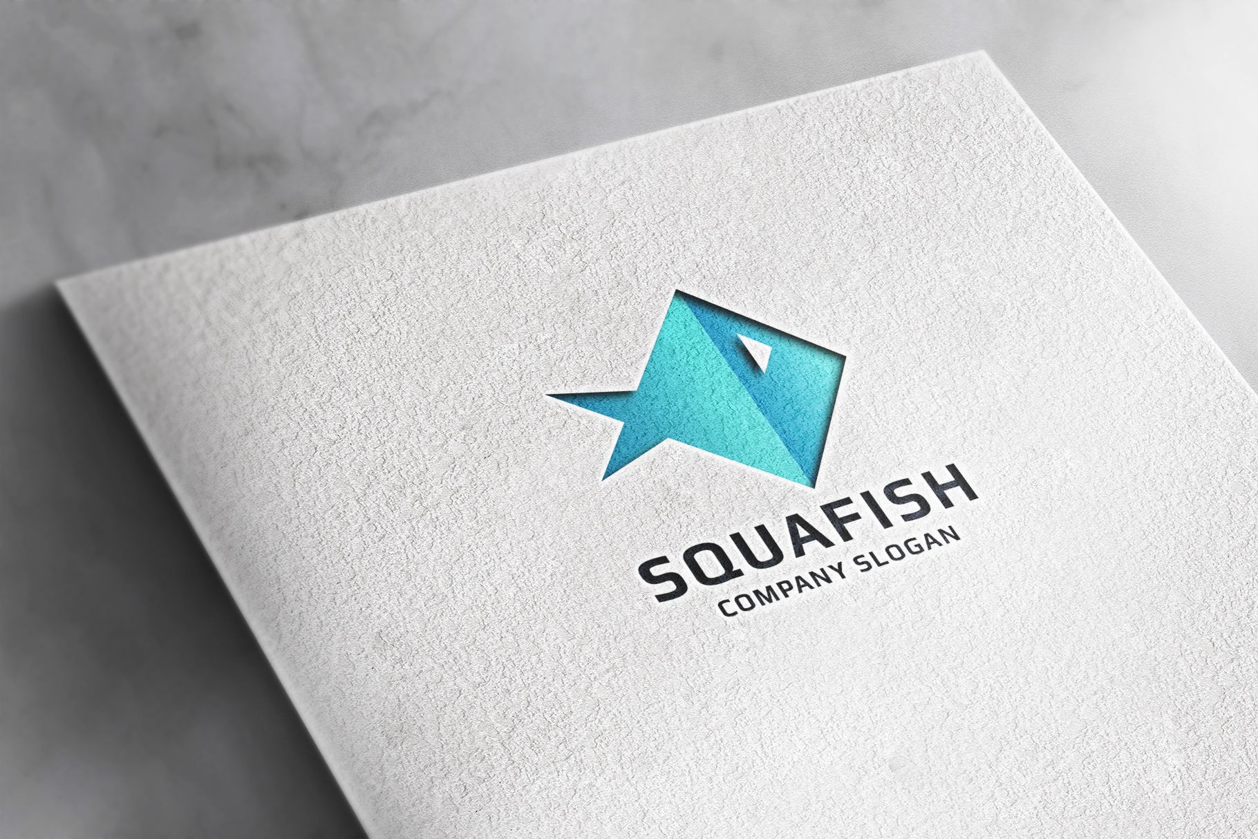 Square Fish Logo by Modernikdesign Codester