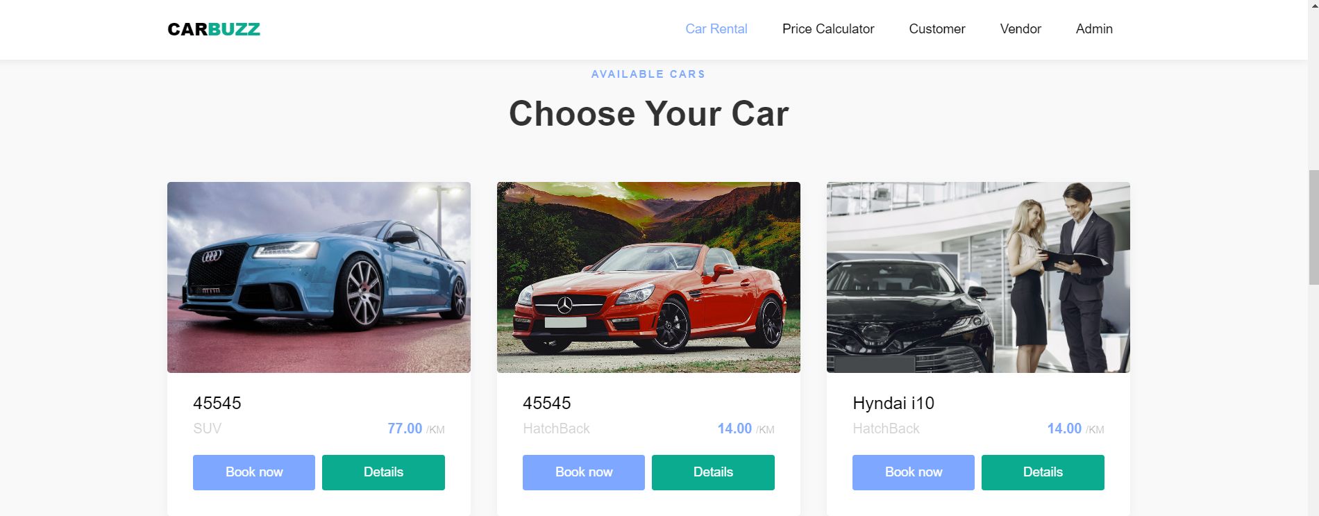Car booking system with Admin and Frontend by Rana100 Codester