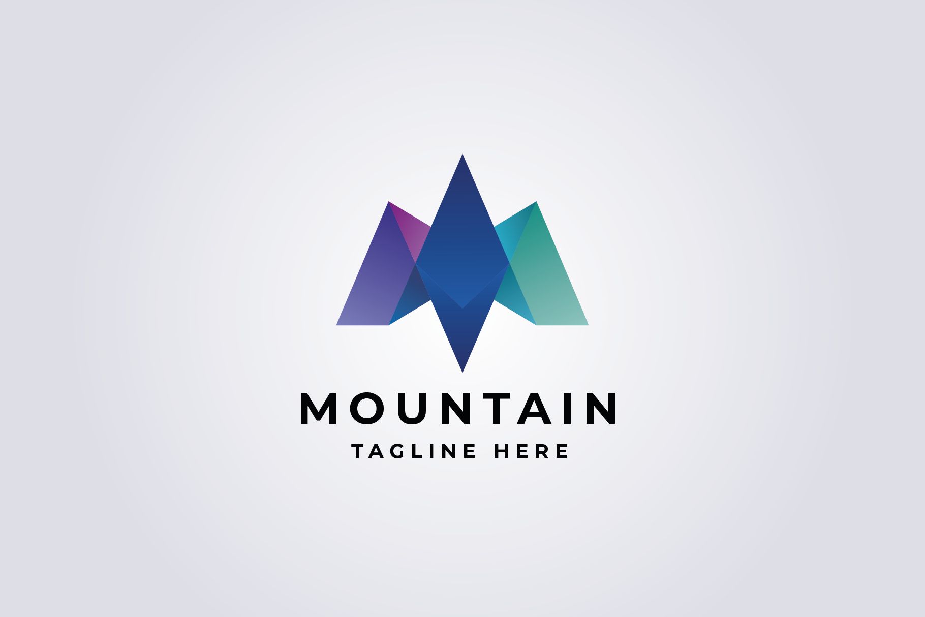 3d Mountain Letter M Logo Pro Template by Modernikdesign Codester