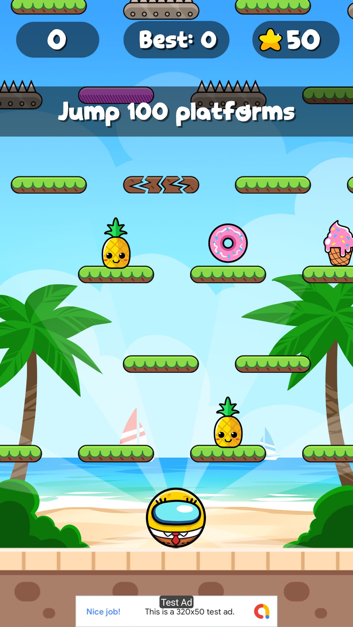 Bouncy Ball Unity Game by MobieCool Codester