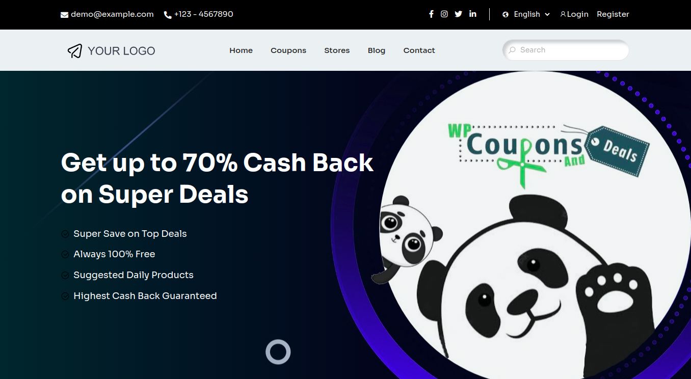 Deals Panda Coupons and Products Listing Script by Arnjra Codester