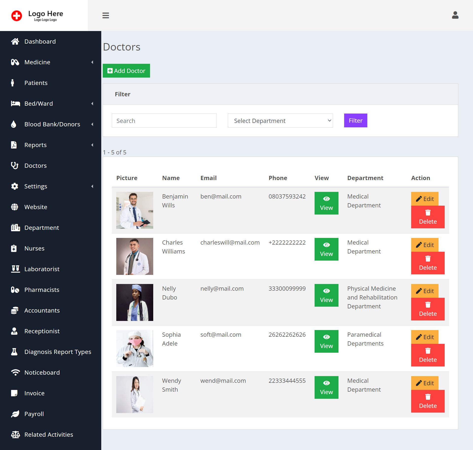 Intellect Hospital Management System by Uchechuka Codester