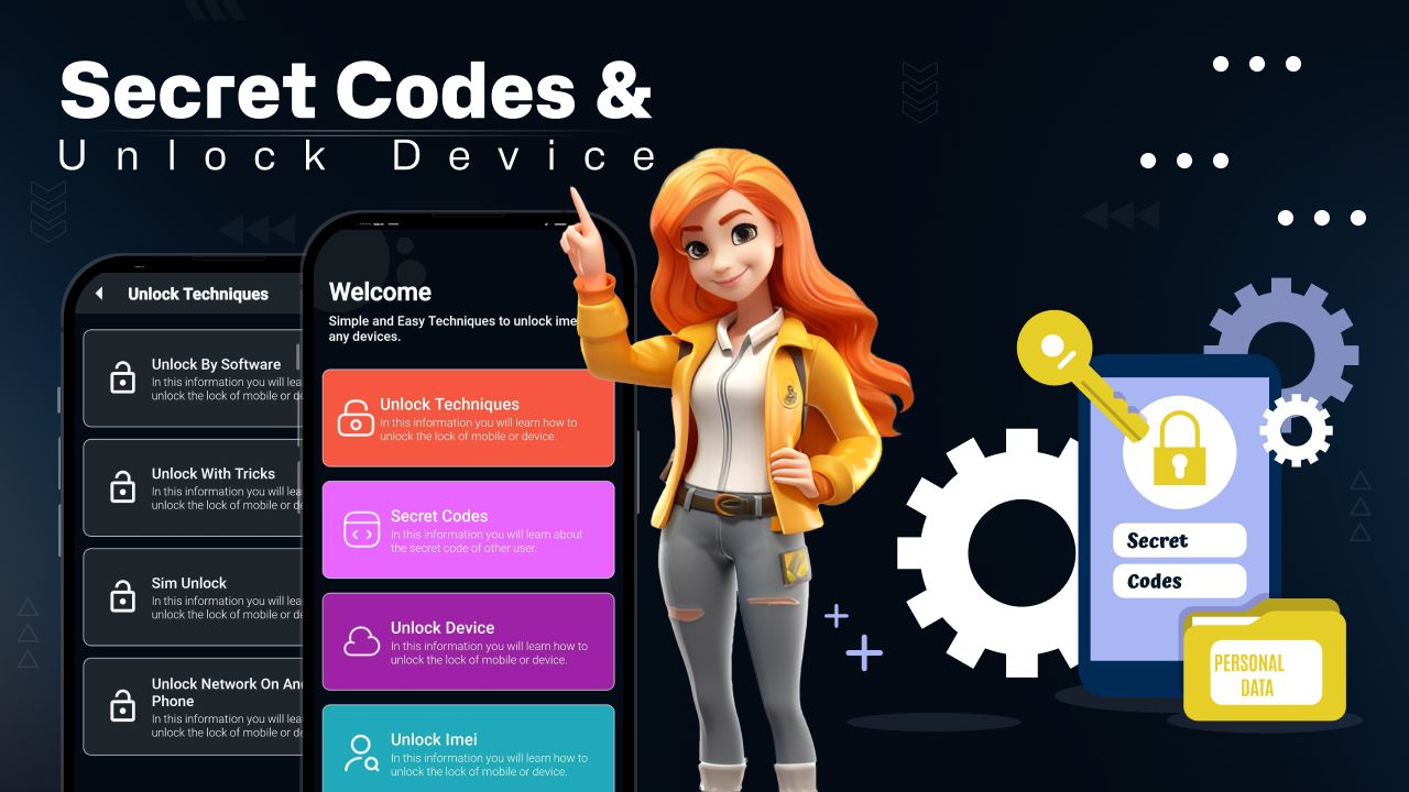 Secret Codes and Unlock Device App Source Code Codester