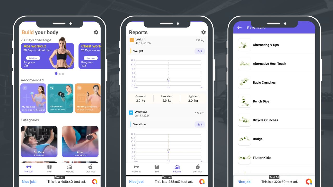Home Workout Android App Template by MJAppsStudio Codester