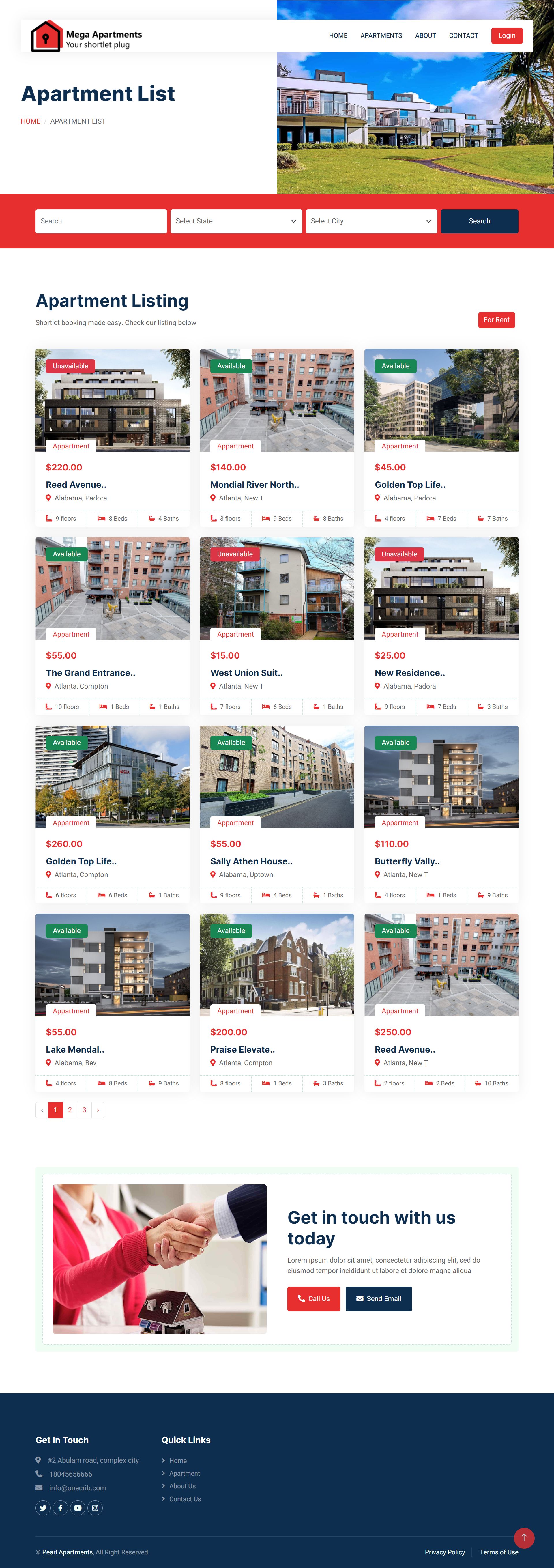 Mega Rental Apartment rental software by Uchechuka Codester