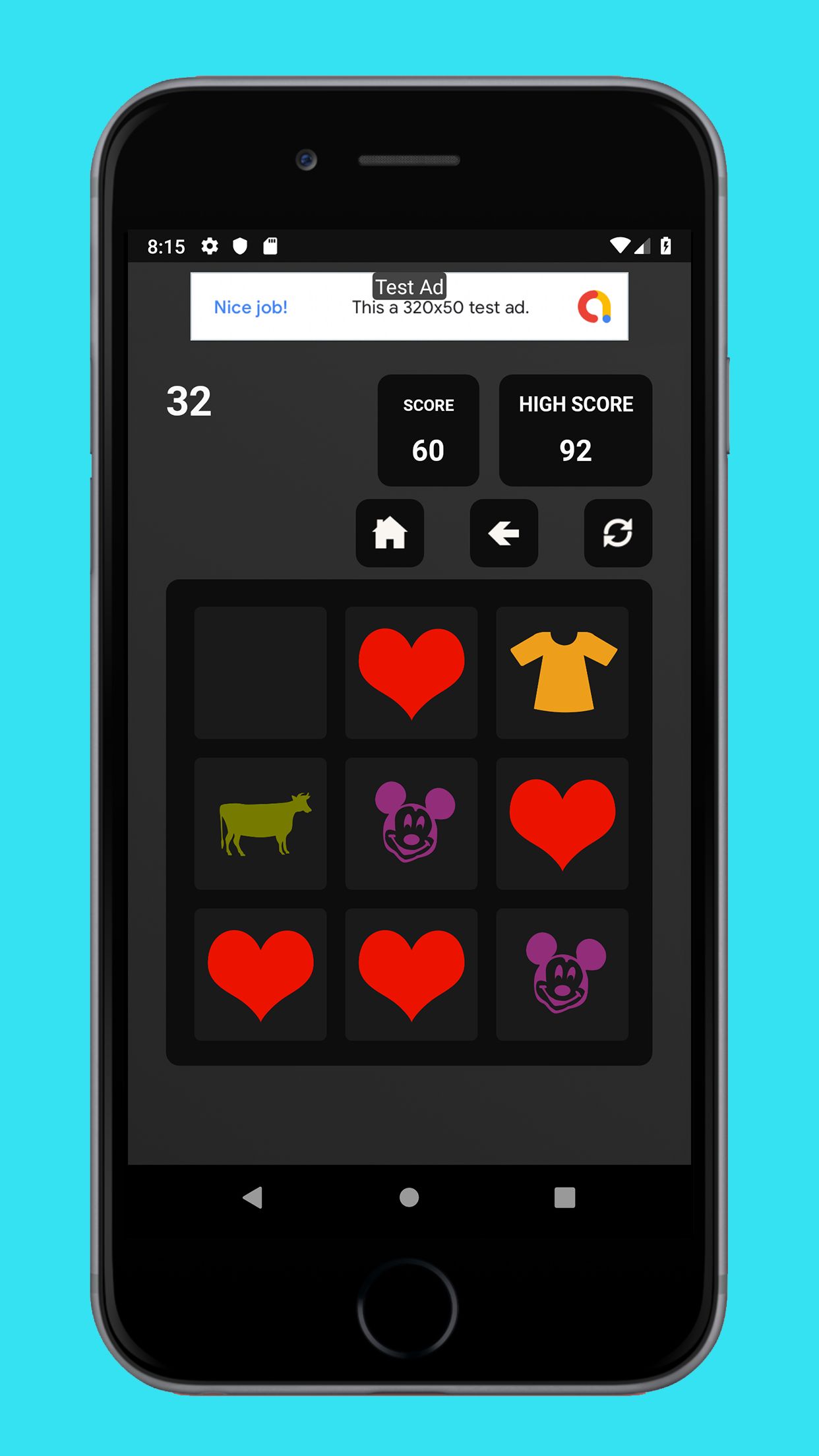 Swipe Game Version Basic Android Template Codester