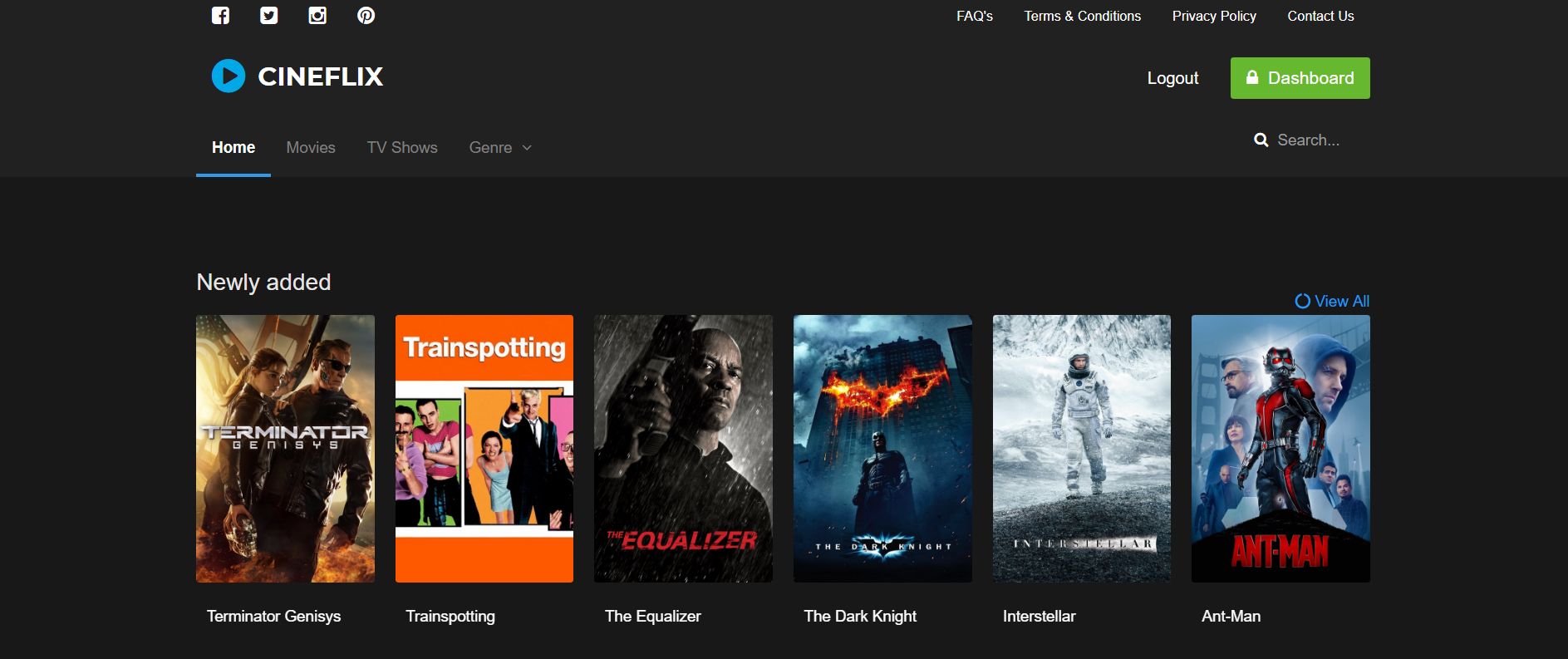 Cineflix Movie Info PHP Script by 1devlab Codester