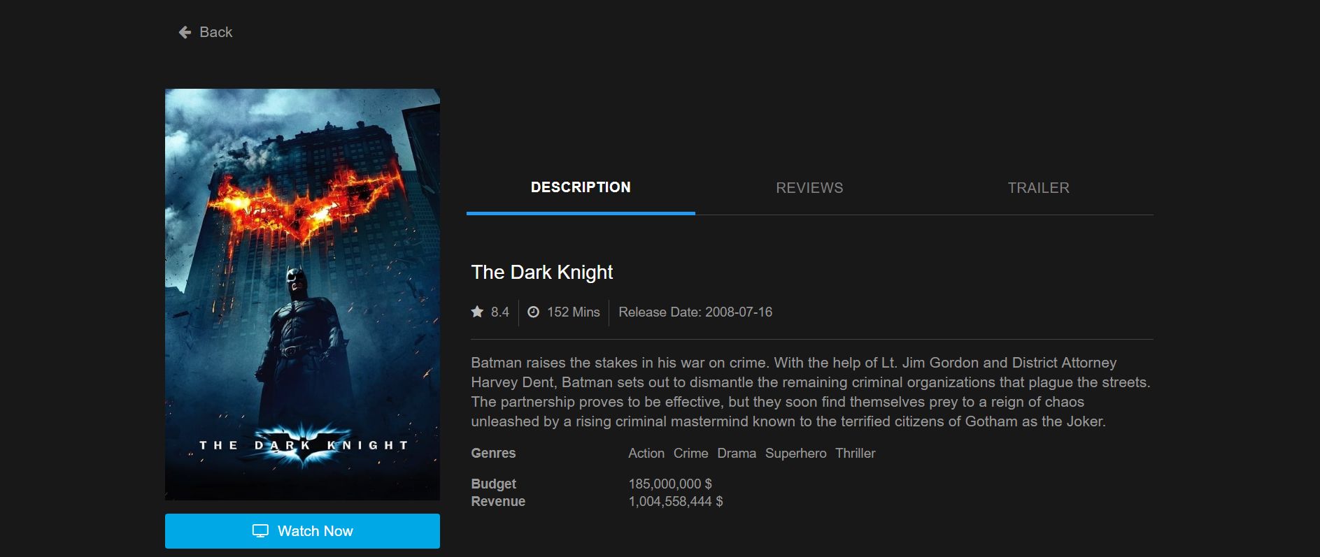 Cineflix Movie Info PHP Script by 1devlab Codester