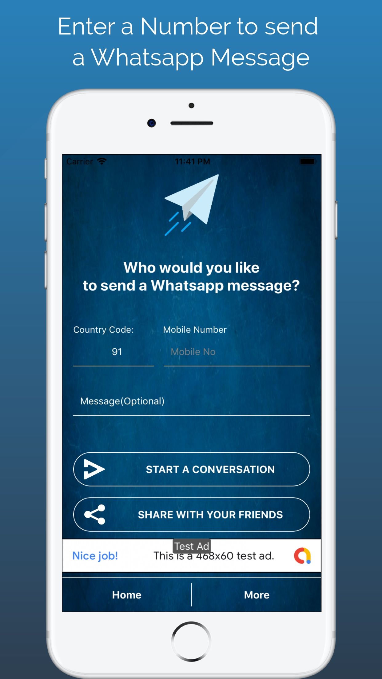 Quick Messenger For Whatsapp iOS App by AppKing Codester