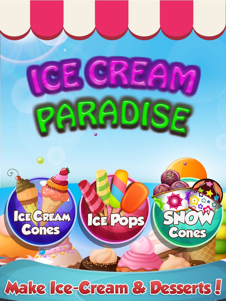 Ice Cream Paradise iOS Game Source Code by Appimize Codester