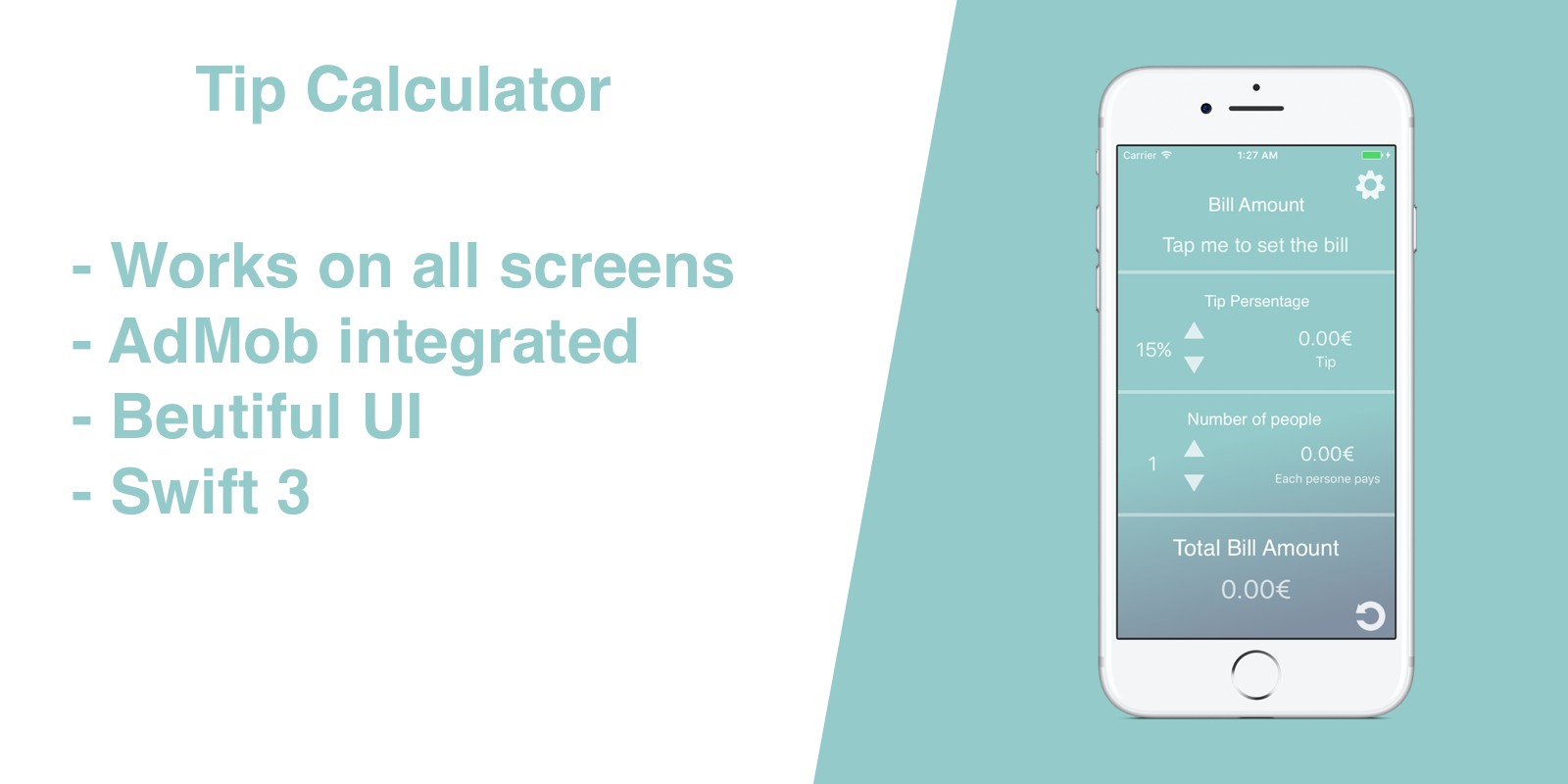 Tip Calculator iOS App Source Code Codester