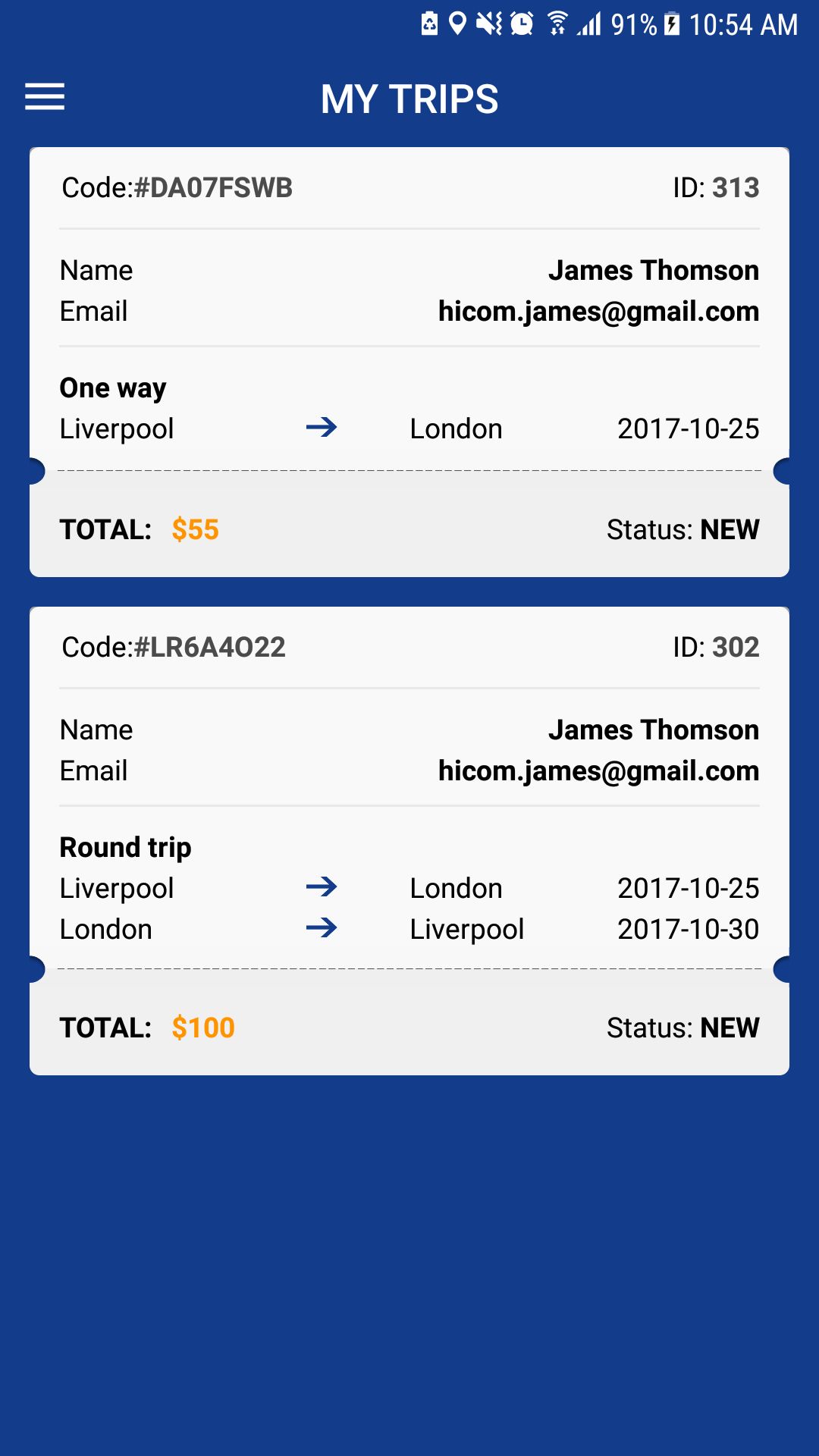Bus Ticket Booking Android App Source Code Codester