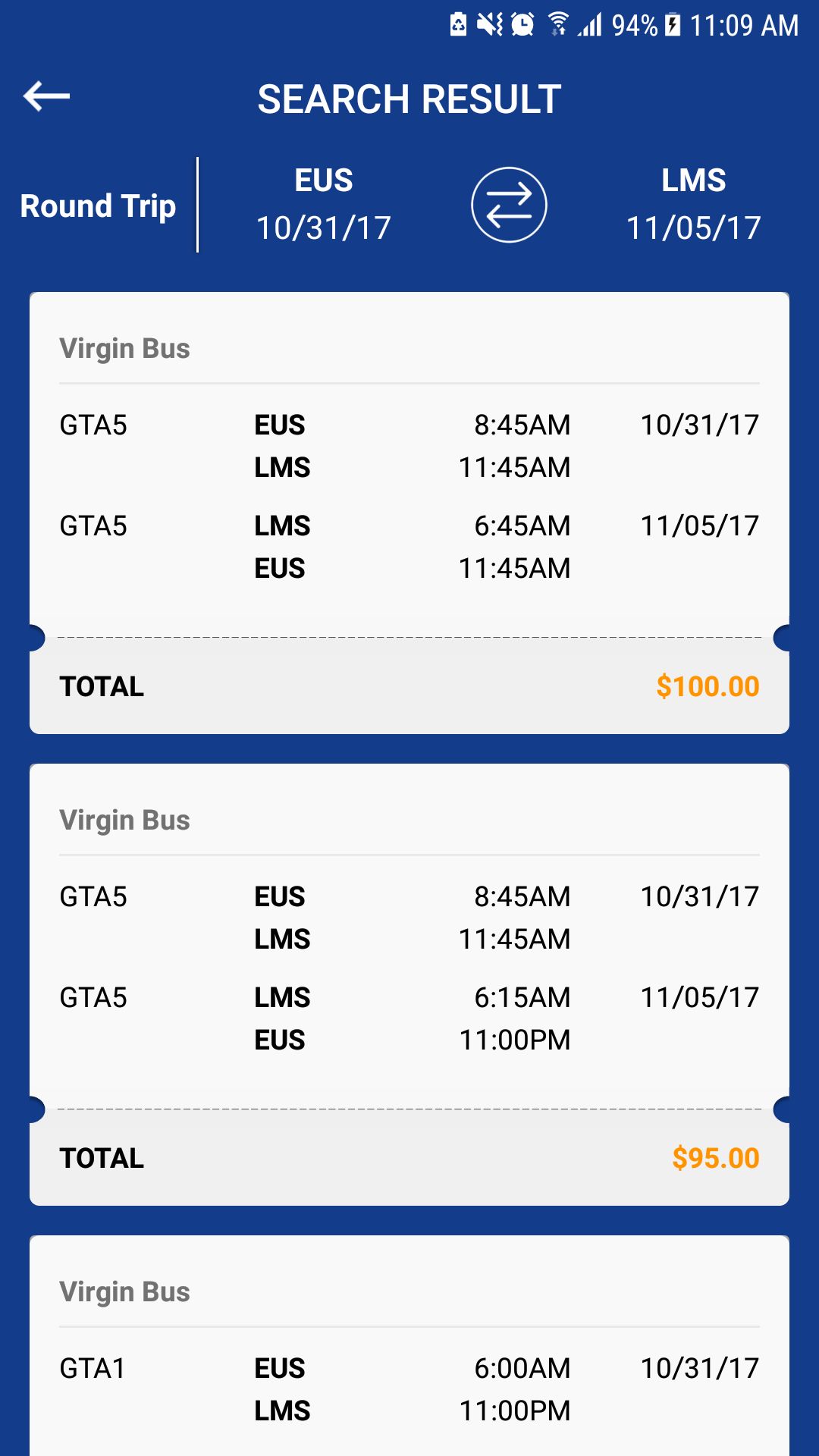 Bus Ticket Booking Android App Source Code Codester