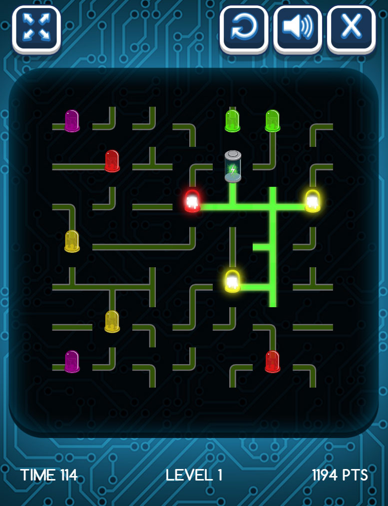 HTML5 Game Lights Code This Lab srl