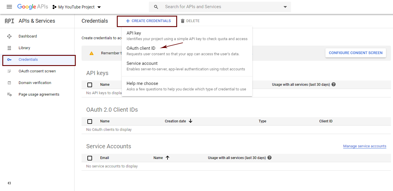 How to Create YouTube API Key and Client ID CodeTides