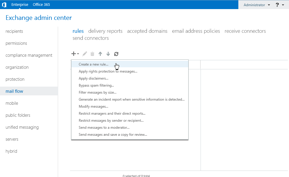 Email forwarding on Exchange Server 2013