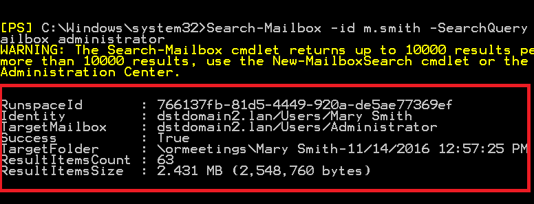 How to delete email from mailboxes on Exchange
