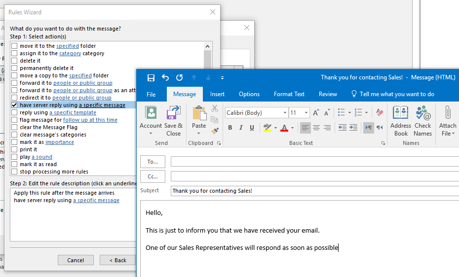 How To Set Up Rules In Outlook For A Shared Mailbox