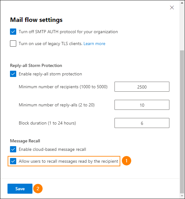 How does the new Message Recall work in Microsoft 365