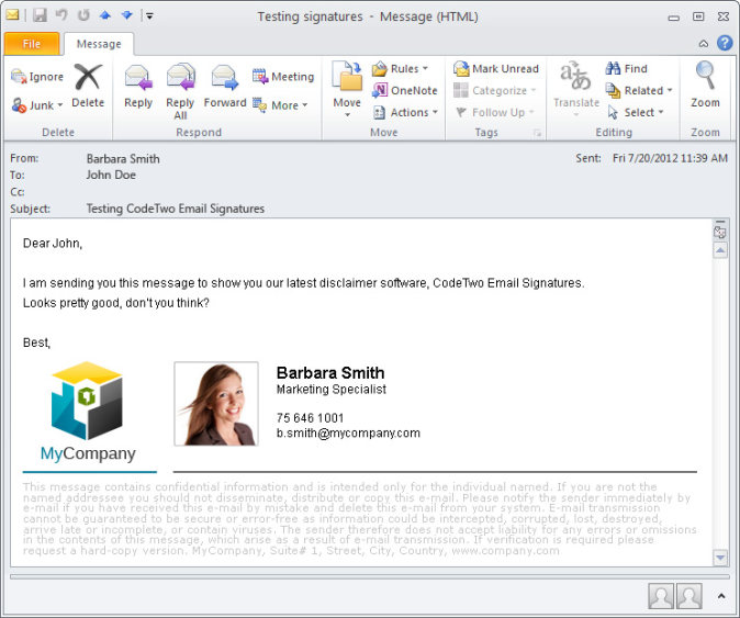 How to add a picture to your outlook email signature polbuilder