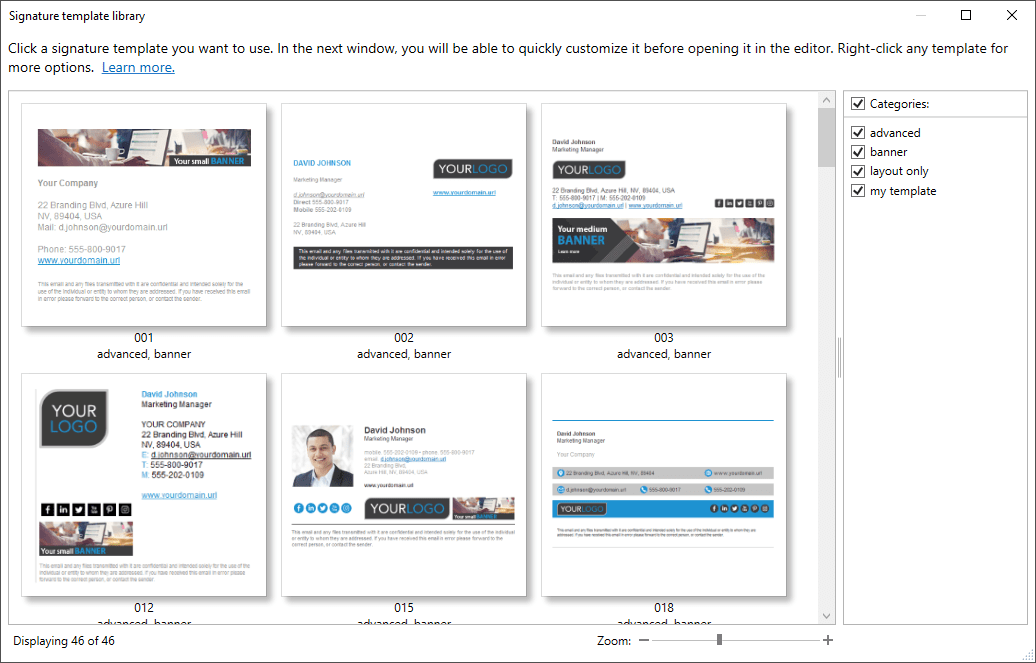 Quick guide CodeTwo Signature Template Editor User's manual