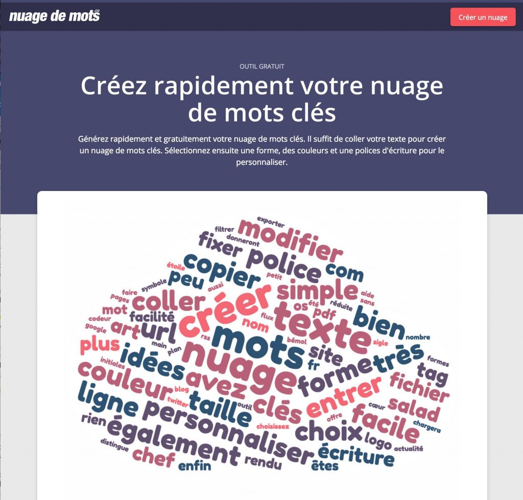 Les 5 meilleurs outils pour créer des nuages de mots