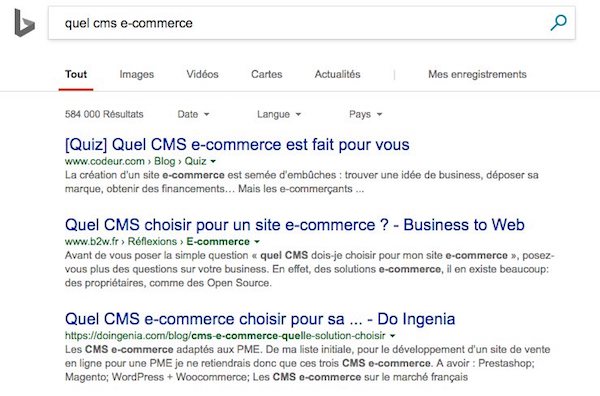 SEO 7 choses à savoir sur le référencement Bing SEO 7 choses à savoir sur le référencement Bing
