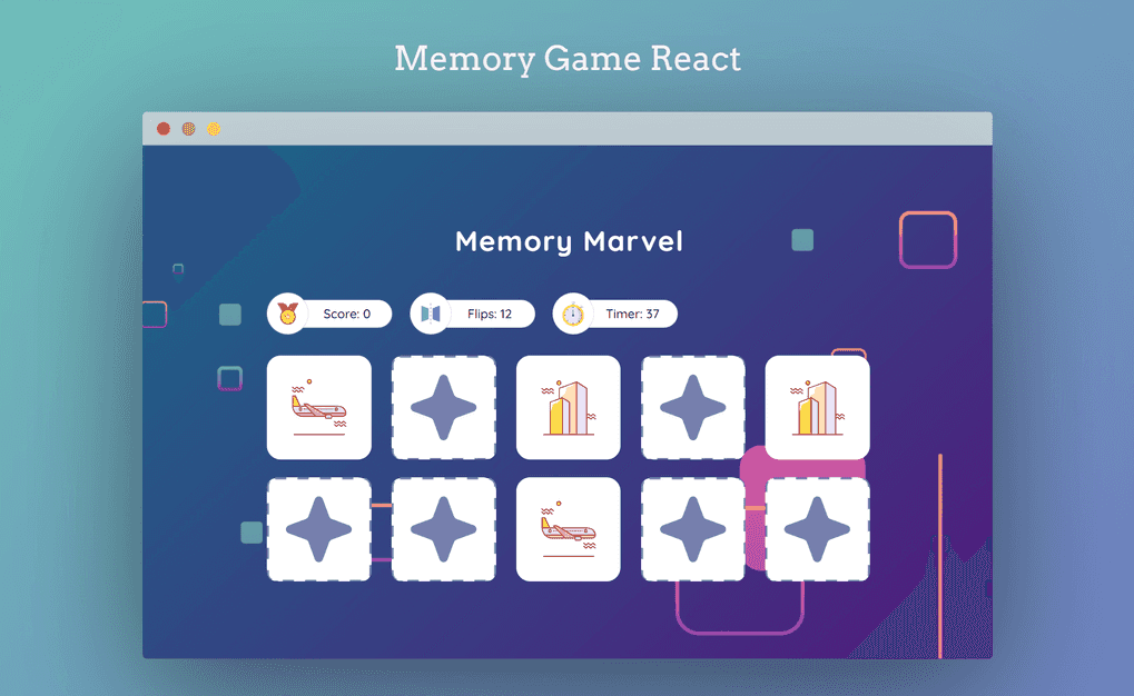 React Memory Game [ReactJS Challenge 5]