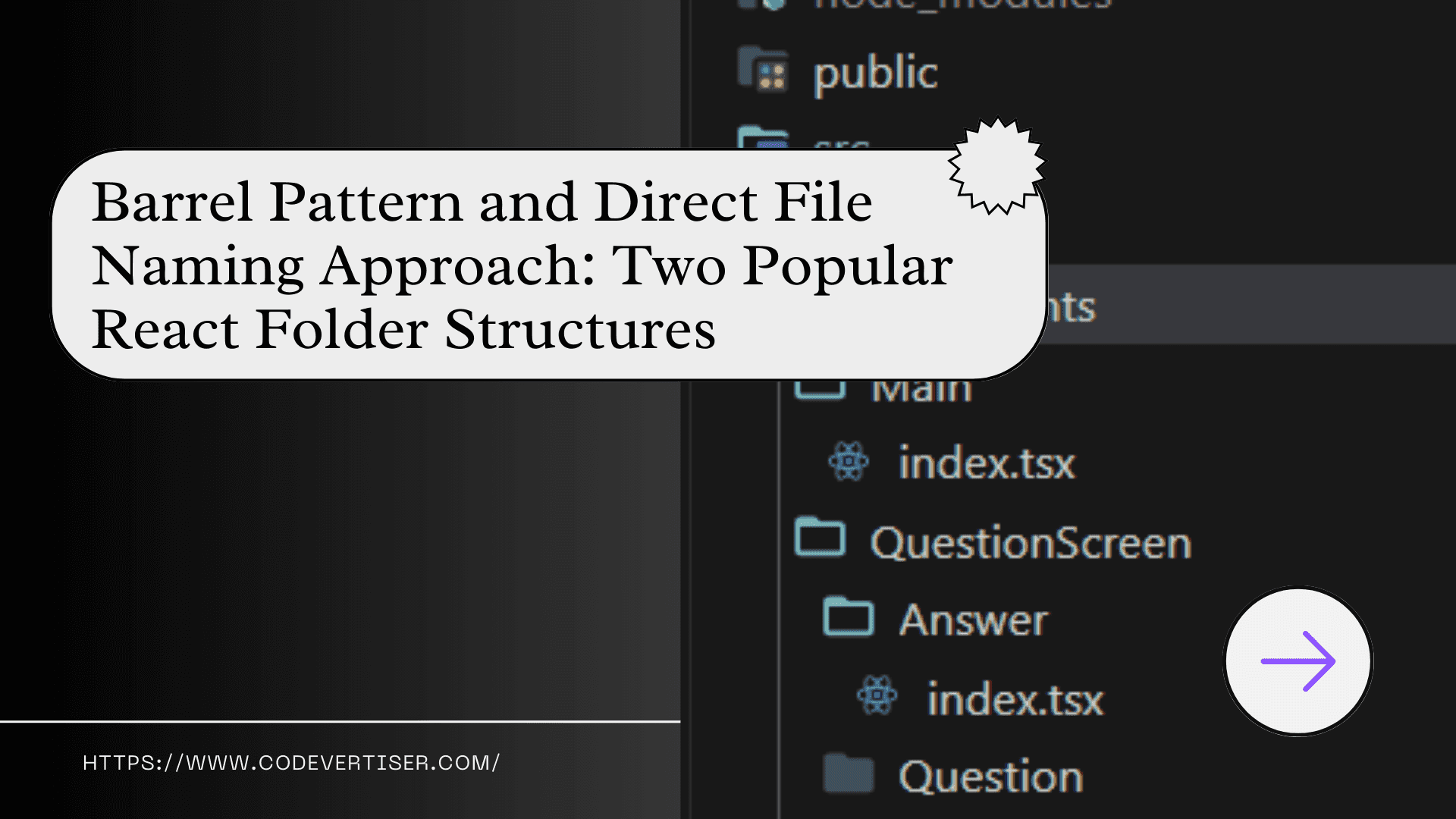 Barrel Pattern and Direct File Naming Approach Two Popular React