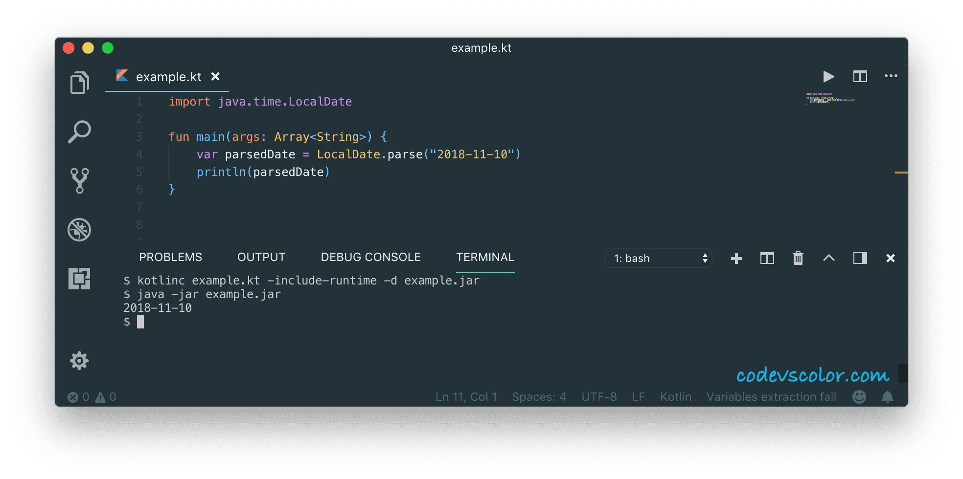 How to convert a string to Date in Kotlin CodeVsColor