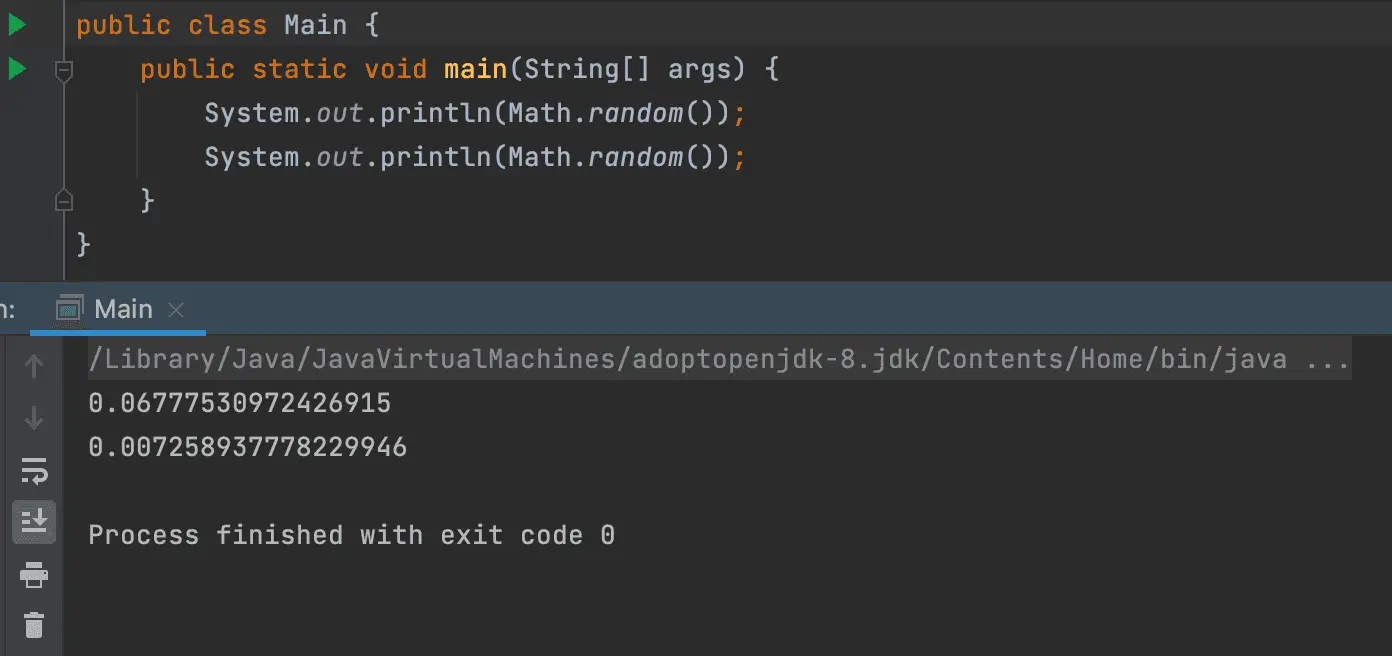 Java Math.random() method example to create random numbers CodeVsColor