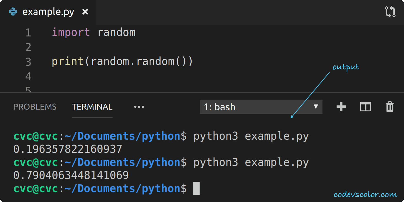 Working with random in python , generate a number,float in range etc