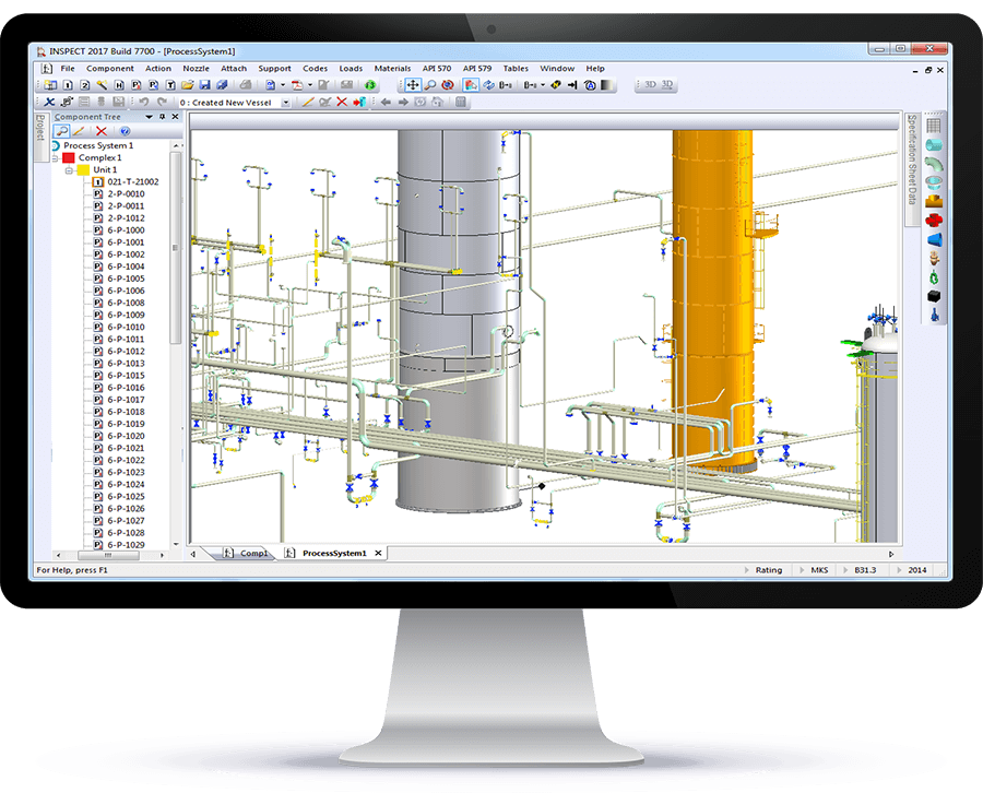Pressure vessel design software API calculation ASME computer paseay