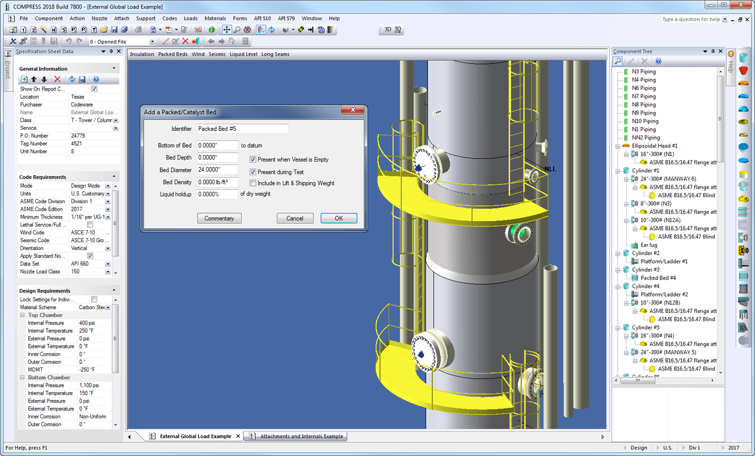Pressure Vessel Types Of Supports
