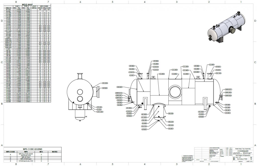 Pressure Vessel & Heat Exchanger Drawings Codeware