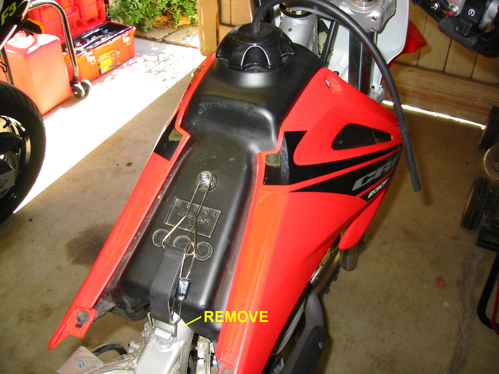 Honda CRF230 valve clearance adjustment