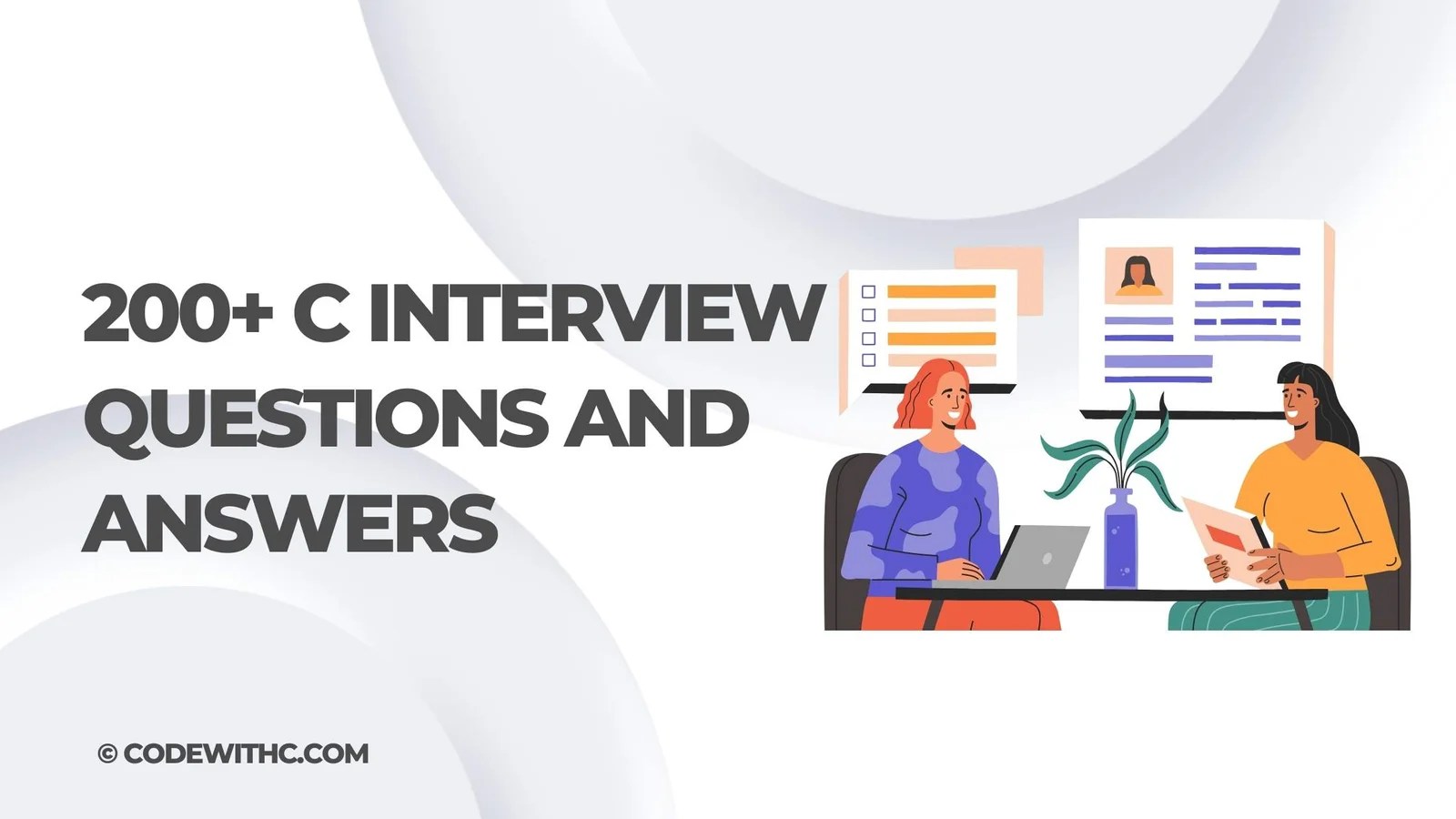 200+ Interview Questions For C Programming 2024 Code With C