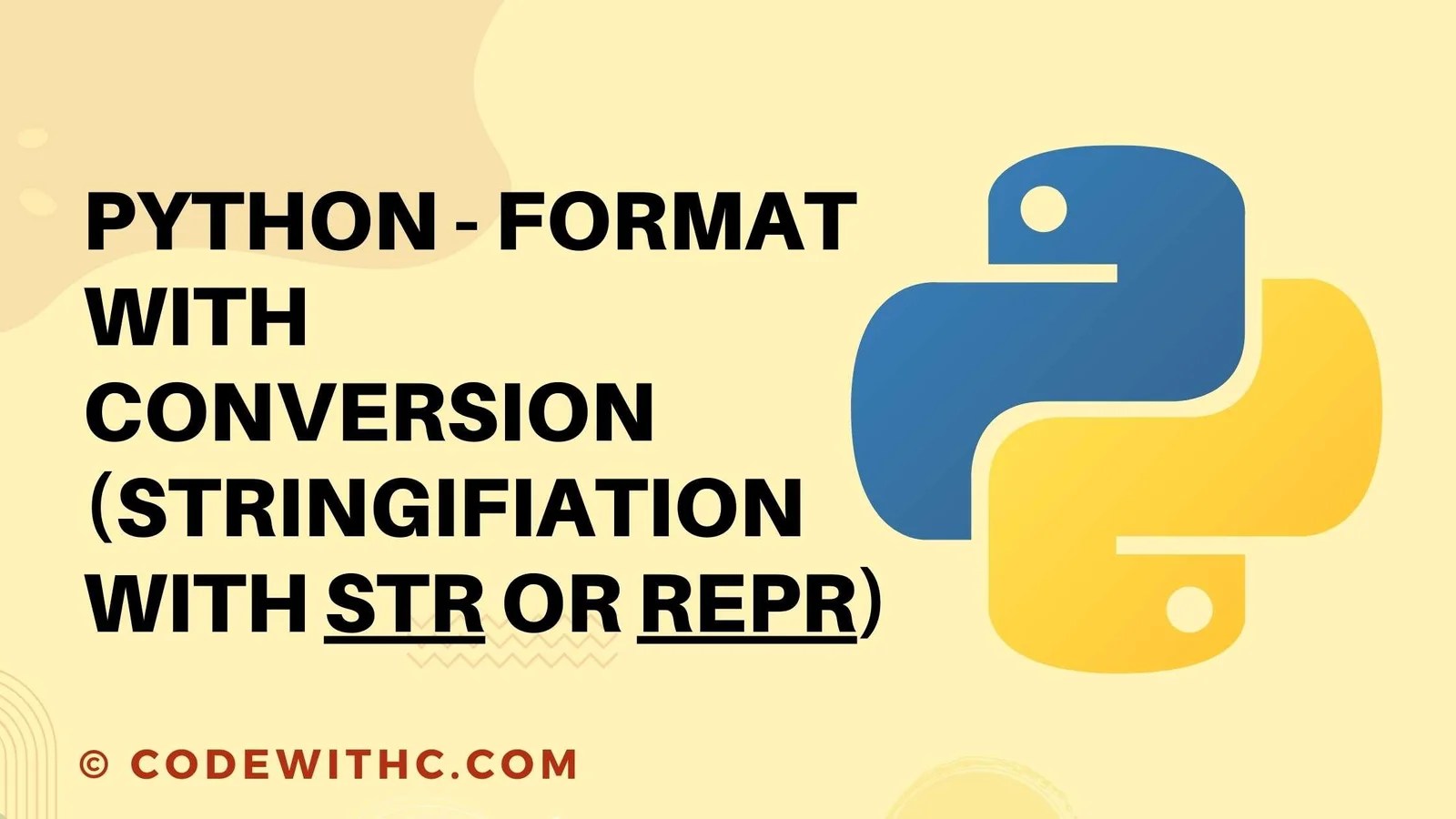 Python Format With Conversion (stringifiation With Str Or Repr