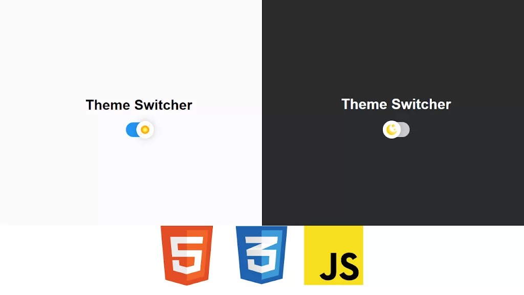 Toggle Between Light and Dark theme Using JavaScript
