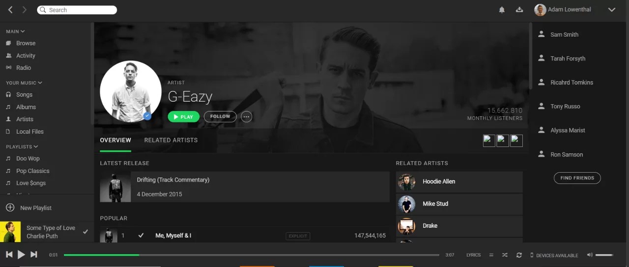 Create a Spotify Clone Using HTML and CSS (Source Code)