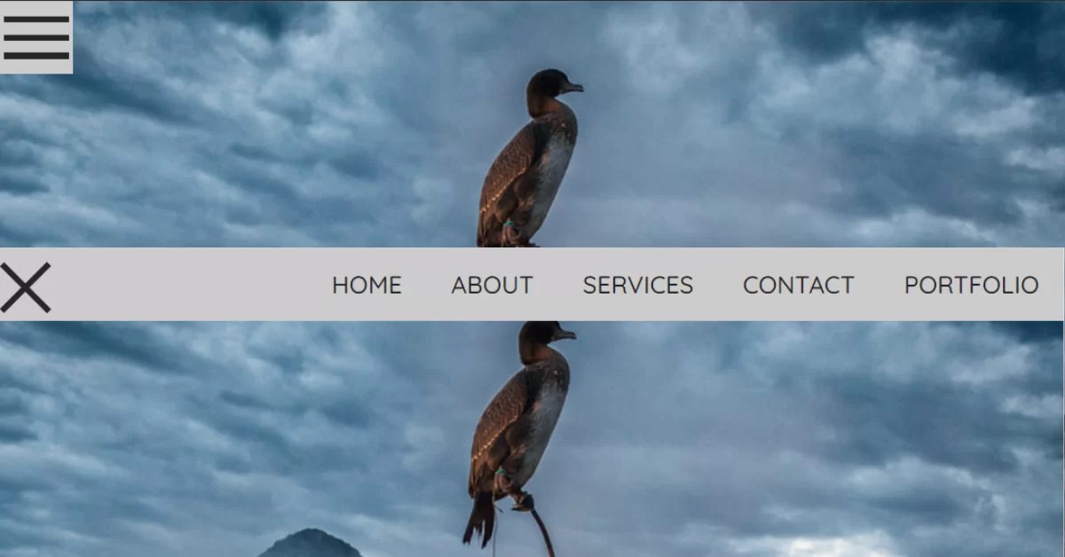 How To Create Hamburger Menu Using JavaScript